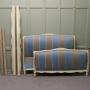 French Silk Upholstered Château Double Bed 
