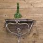 French Wrought Iron Console or Hall Shelf