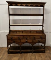 Georgian Country Oak Cottage Dresser   