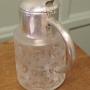 German Art Deco Crystal and Silver Plated Chiller Pitcher  Chilled Wine