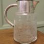 German Art Deco Crystal and Silver Plated Chiller 