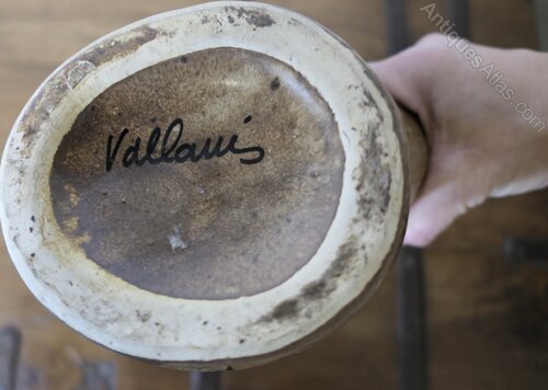 Vallauris france 陶器 Jouve 1960 Mid-Century Signed Vallauris France Ceramic Pottery