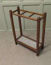 Golden Oak Arts And Crafts Stick Stand Or Umbrella