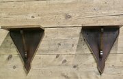 Hand Made Oak Wall Brackets