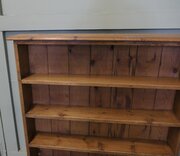 Hand Made Open Front Golden Pine  Bookcase  