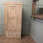 Hand Painted Single Wardrobe Decorated with Flower