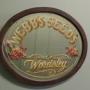 Hand Painted  Oval Mirror Advertising “Webbs Seeds