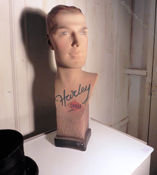 40s Harley Sport Mannequin マネキン　トルソー Antiques Atlas - Harley/Sport Vintage Shop Male Mannequin
