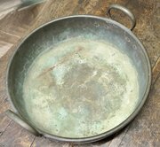 Heavy 19th Century Copper Preserving Pan  