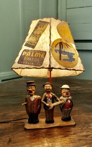 High Kitsch Pub Bar Singers Lamp Cork Screw