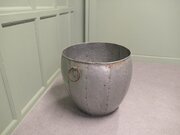 Industrial Look Cauldron Log Basket Or Planter