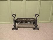 Inglenook Fire Grate On Andirons