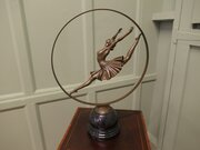 “La Danseuse” Bronze By Pierre Collinet, Ballerina
