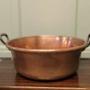 Large 19th Century Double Handled Copper Jam Pan
