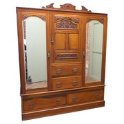 Large Arts And Crafts Wardrobe Compactum, Dismantl