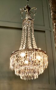Large French Empire Style, Tent  Chandelier