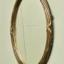 Large Gilt Oval Wall Mirror