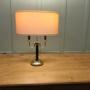 Large Hollywood Regency Twin Table Lamp 