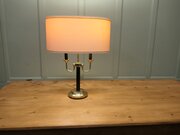 Large Hollywood Regency Twin Table Lamp
