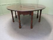 Large Oak Gate Leg Or Wake Table