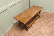 Large Traditionally Made Oak Coffee Table