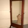 Large Victorian Mahogany Cheval Mirror