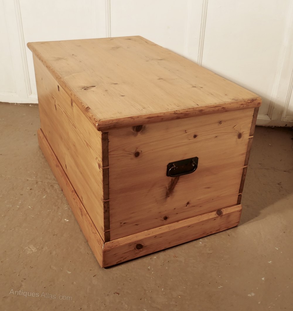 Large Victorian Pine Blanket Box, Or Coffee Table Antiques Atlas