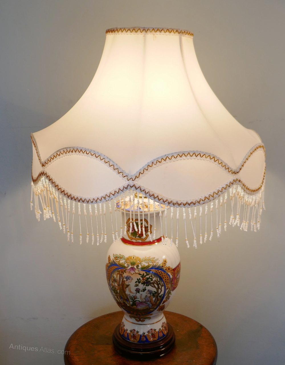 Antiques Atlas Large Vintage Porcelain Vase Lamp Classic Oriental