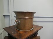 Large WW1 Trench Art Planter, Brass Shell Case