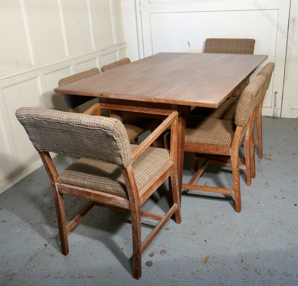 Limed Oak Extending Dining Table Set Of 6 Chairs Limed Oak Extending Dining Table Set Of 6 Chairs