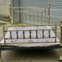 Lovely Victorian Arts and Crafts Brass Double Bed