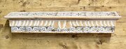 Moroccan Painted Folk Art Wall Shelf