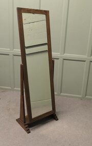 Odeon Style Early 20th Century Cheval Mirror  