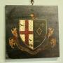 Oil on Board of a Heraldic Crest