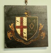Oil on Board of a Heraldic Crest