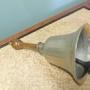 Old Brass Hand Bell  Town Cryers or School Bell