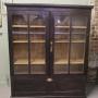 Old Oak School Cupboard, Glazed Bookcase