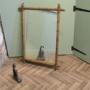 Original French Bamboo Wall Mirror