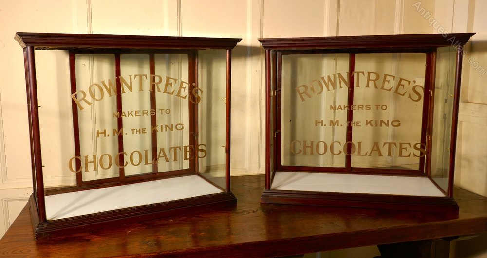 Pair Sweet Shop Display Rowntree Chocolate Antiques Atlas