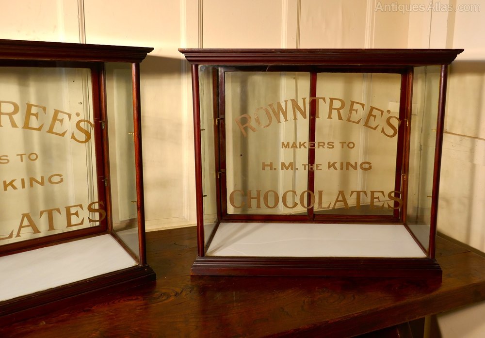 Pair Sweet Shop Display Rowntree Chocolate Antiques Atlas