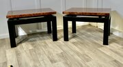 Pair Of Art Deco Design Floating Top Low Tables