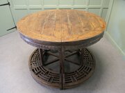 Pair Of Carved Oriental Console Tables Or Centre 