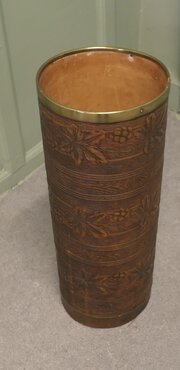 Post Modern Simulated Leather Stick Stand, Umbrella Stand