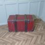 Purpose Made Leather Travel Trunk Strong Box   