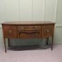 Regency Inlaid Bow Front Dresser    