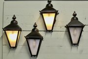 Set of 4 Traditional Wall Lanterns