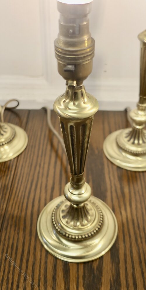 Antiques Atlas - Set Of 5 Brass Table Lamps as284a10540 / TCS88