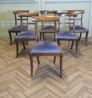 Set Of 6, 19th Century Regency Dining Chairs. 