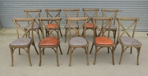 Set Of 6 Bistro Bentwood Style Chairs as284a11141 / ZX160
