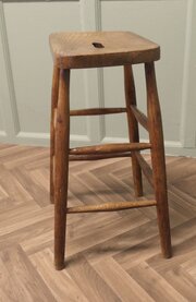 Sturdy Artist’s Farmhouse Kitchen High Stool  